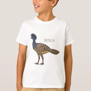 Camiseta ilustração do desenho animado de aves de cocurasso