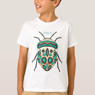 Camiseta ilustração do desenho animado do inseto Picasso