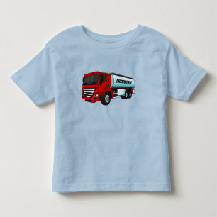 Camiseta Ilustração do desenho animado do transporte de c