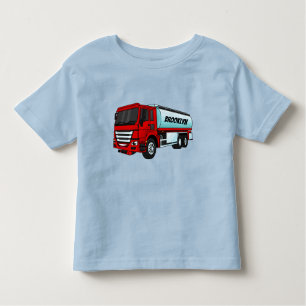 Camiseta Ilustração do desenho animado do transporte de cam