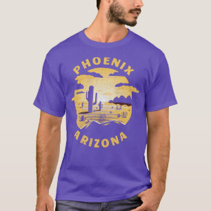 Camiseta Ilustração do Deserto de Arizona de Phoenix