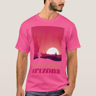 Camiseta Ilustração do Deserto de Arizona Prescott