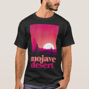 Camiseta Ilustração do Deserto de Mojave Vintage Souvenir