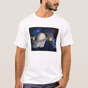 Camiseta Ilustração do Dia das Bruxas de um artista