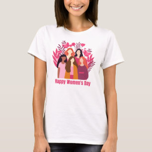 Camiseta Ilustração do Dia Internacional das Mulheres
