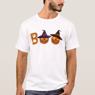 Camiseta Ilustração do Halloween Boo  