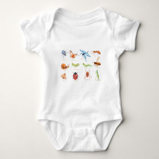 Camiseta Ilustração do inseto da aguarela