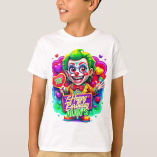 Camiseta Ilustração do Joker Clawn Birthday Kids Gifts