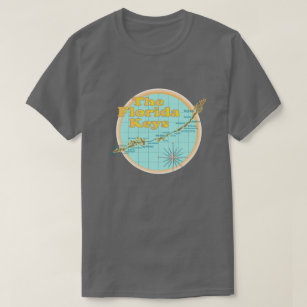 Camiseta Ilustração do Mapa de Chaves da Flórida