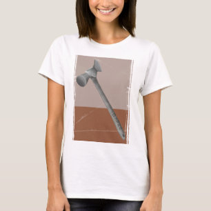 Camiseta Ilustração do martelo do café