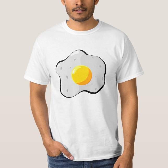 Camiseta Ilustração do ovo frito (Frente)