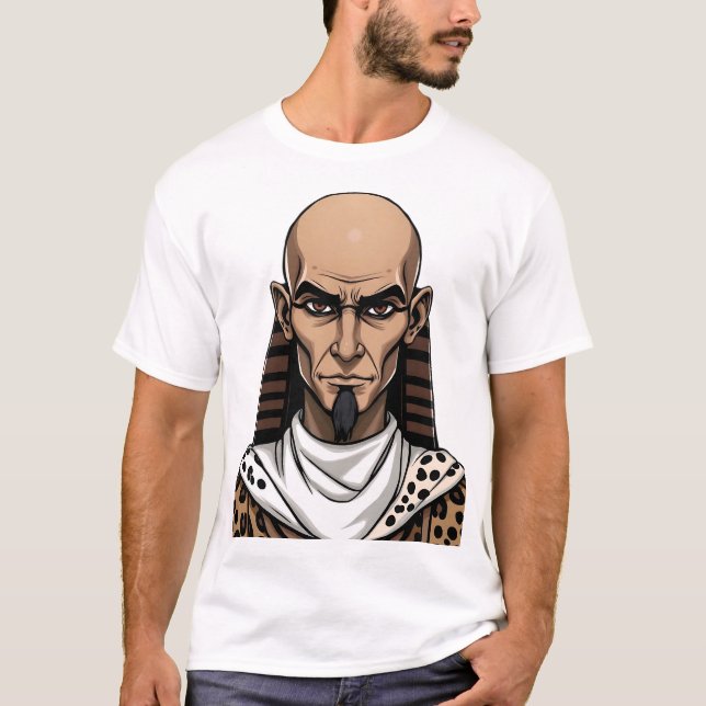 Camiseta Ilustração do Padre Egípcio (Frente)