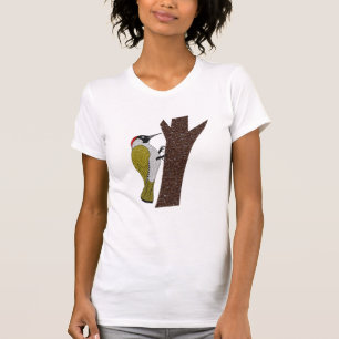 Camiseta Ilustração do Pica-Pau Verde