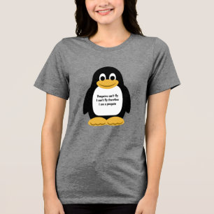 Camiseta Ilustração do pinguim
