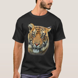 Camiseta Ilustração do Predador Felino Tiger