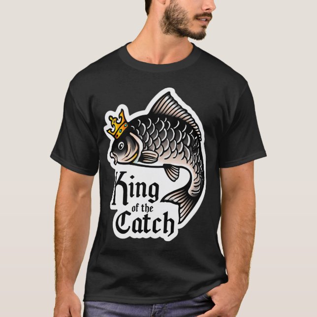 Camiseta Ilustração do Rei do Peixe Coroado (Frente)