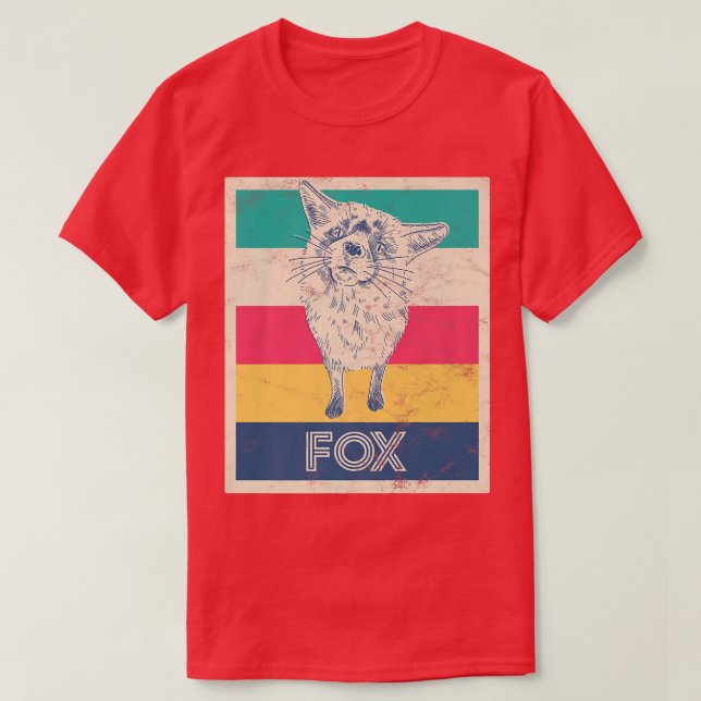 Camiseta Ilustração do Retro Fo Poster (Frente do Design)