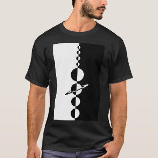 Camiseta Ilustração do sistema solar minimalista