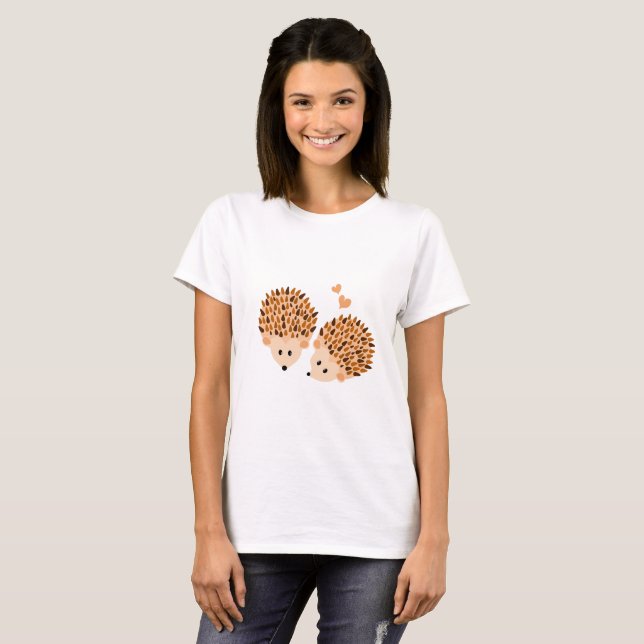 Camiseta Ilustração dos ouriços (Frente Completa)