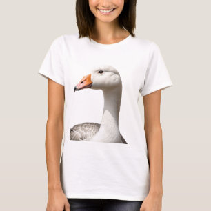 Camiseta ilustração elegante e na moda de um ganso