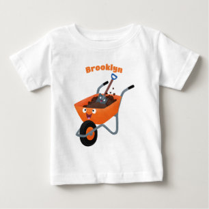Camiseta Ilustração em desenho animado de carrinho de mão l