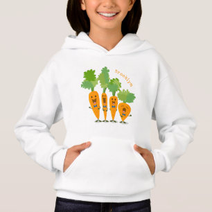 Camiseta Ilustração em desenho animado de quarteto de cenou