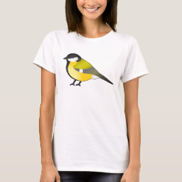 Camiseta Ilustração em desenho animado do adorável pássaro 