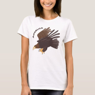 Camiseta ilustração engraçada de desenho animado com ág
