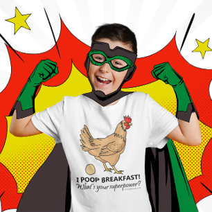 Camiseta Ilustração engraçada do pequeno almoço dos
