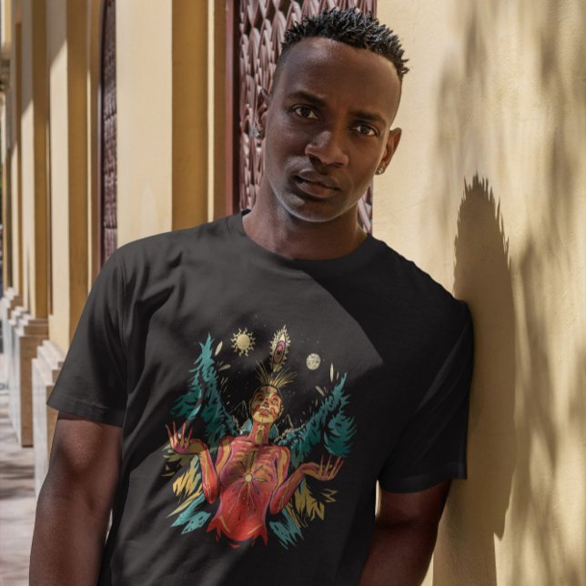 Camiseta Ilustração Espiritual de Mulher (Criador carregado)