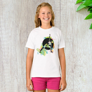 Camiseta Ilustração estressante da mulher