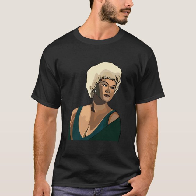 Camiseta Ilustração Etta James Singer (Frente)
