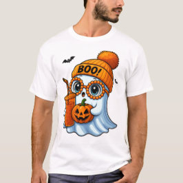 Camiseta Ilustração Fantasma do Bom Halloween