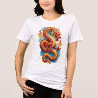 Ilustração Fiery do Dragão Vermelho Chinês-67561