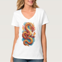 Ilustração Fiery do Dragão Vermelho Chinês-67561