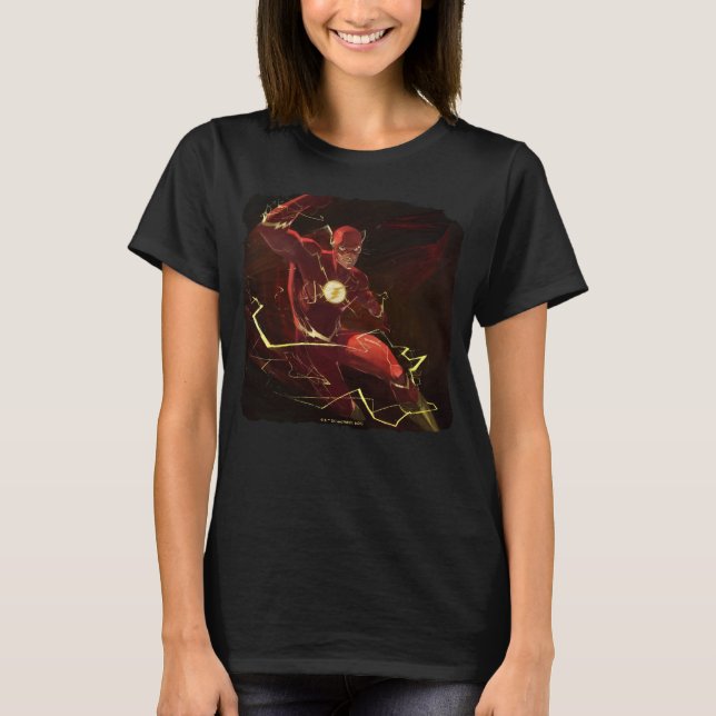Camiseta Ilustração Flash de Crise Infinita (Frente)