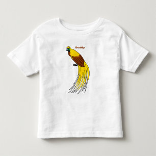 Camiseta Ilustração fofa do menor pássaro do paraíso