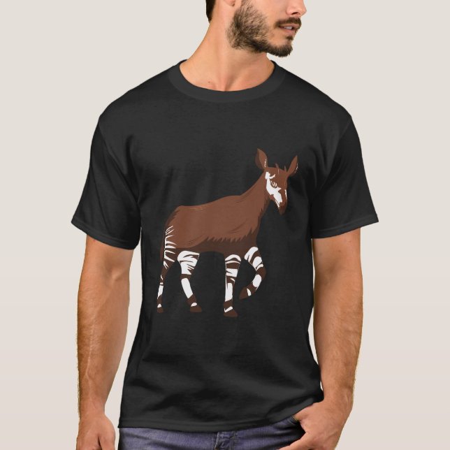 Camiseta Ilustração Funny Okapi (Frente)
