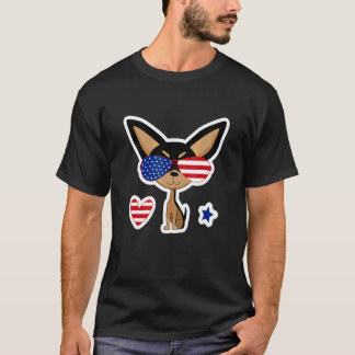 Camiseta Ilustração Gráfica Legal Patriota Bandeira EUA Cac