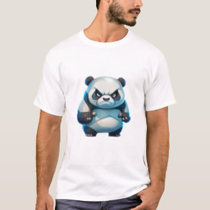 Camiseta Ilustração Humorística Adorável Panda