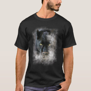 Camiseta Ilustração Jaguar Gráfico de Cabeça Ilustrati