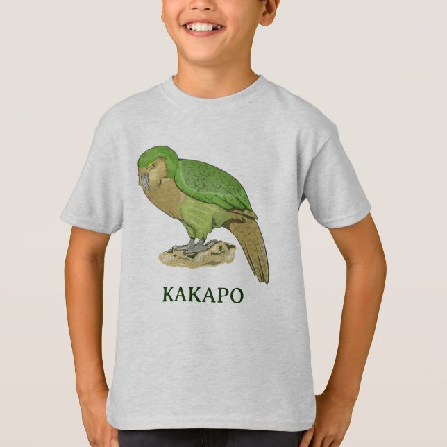 Camiseta Ilustração Kakapo (Frente)