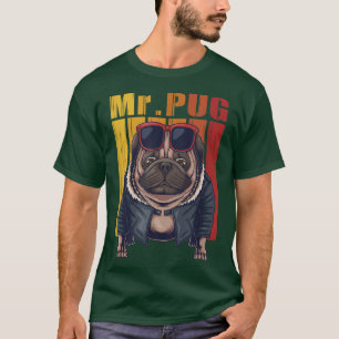 Camiseta ilustração legal do vetor de cão de cão 