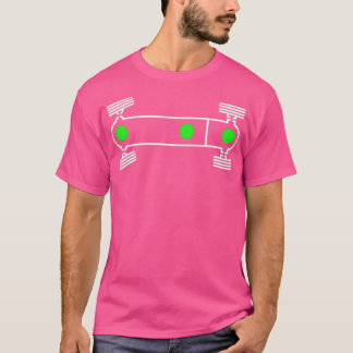 Camiseta Ilustração legal Vanagon T3 Syncro DiffLock Bulli