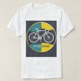 Camiseta Ilustração Mínima de Bicicleta – 