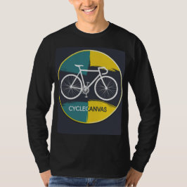 Camiseta Ilustração Minimalista de Bicicleta – 