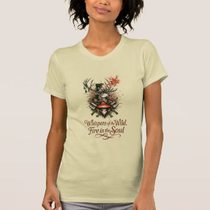 Camiseta Ilustração Mística do Espírito Florestal