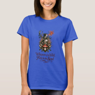 Camiseta Ilustração Mística do Espírito Florestal