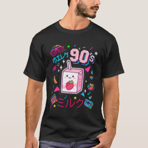 Camiseta Ilustração Musical legal Do Leite Do Japão 90 G