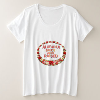 Camiseta Ilustração Nascido e Criado no Alabama